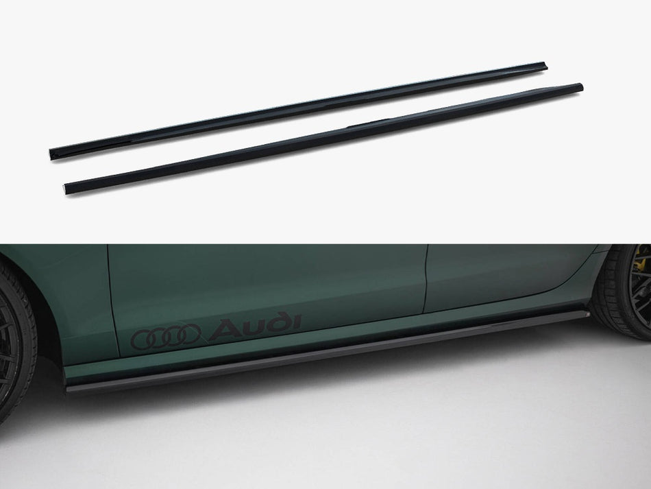 Maxton Design Side Skirts Diffusers V.2 Audi A6 S-Line / S6 C7 - AU-A6-C7-SLINE-AV-SD1G - Image 1