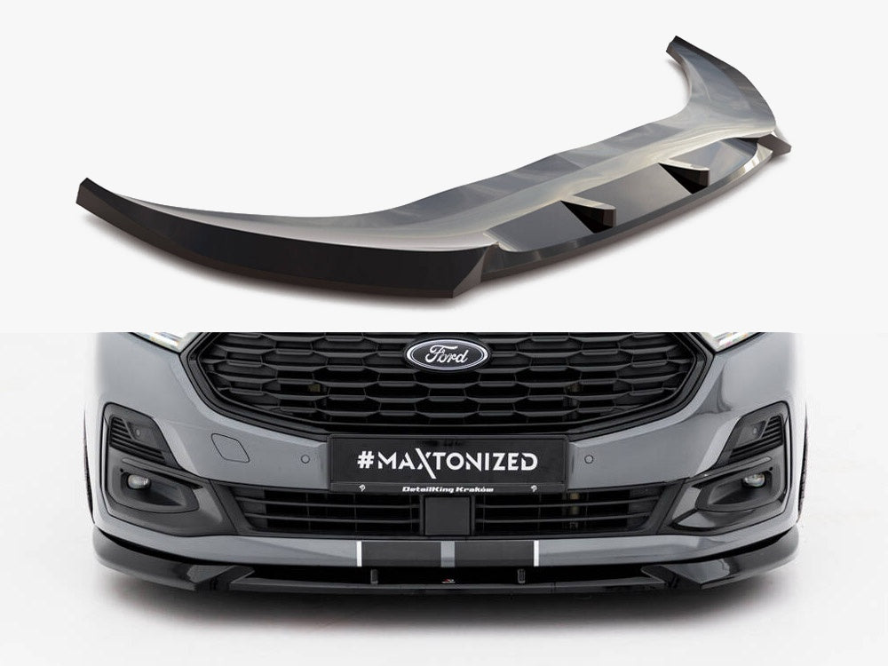 Maxton Design Front Splitter Ford Transit Connect Mk3 - FO-TR-CON-3F-FD1G - Image 1