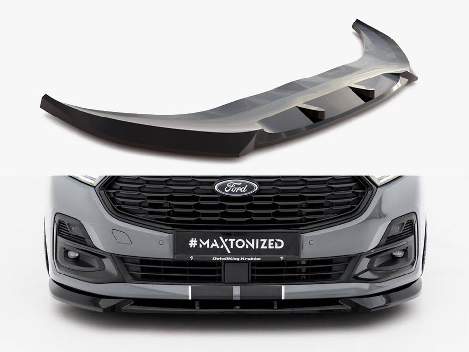 Maxton Design Front Splitter Ford Transit Connect Mk3 - FO-TR-CON-3F-FD1G - Image 1