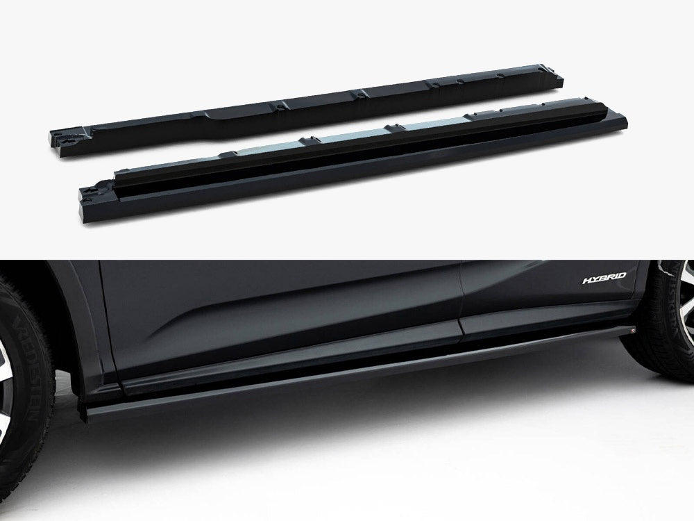 Side Skirts Diffusers V.2 Lexus RX Mk4 Facelift (version without OEM step rails)