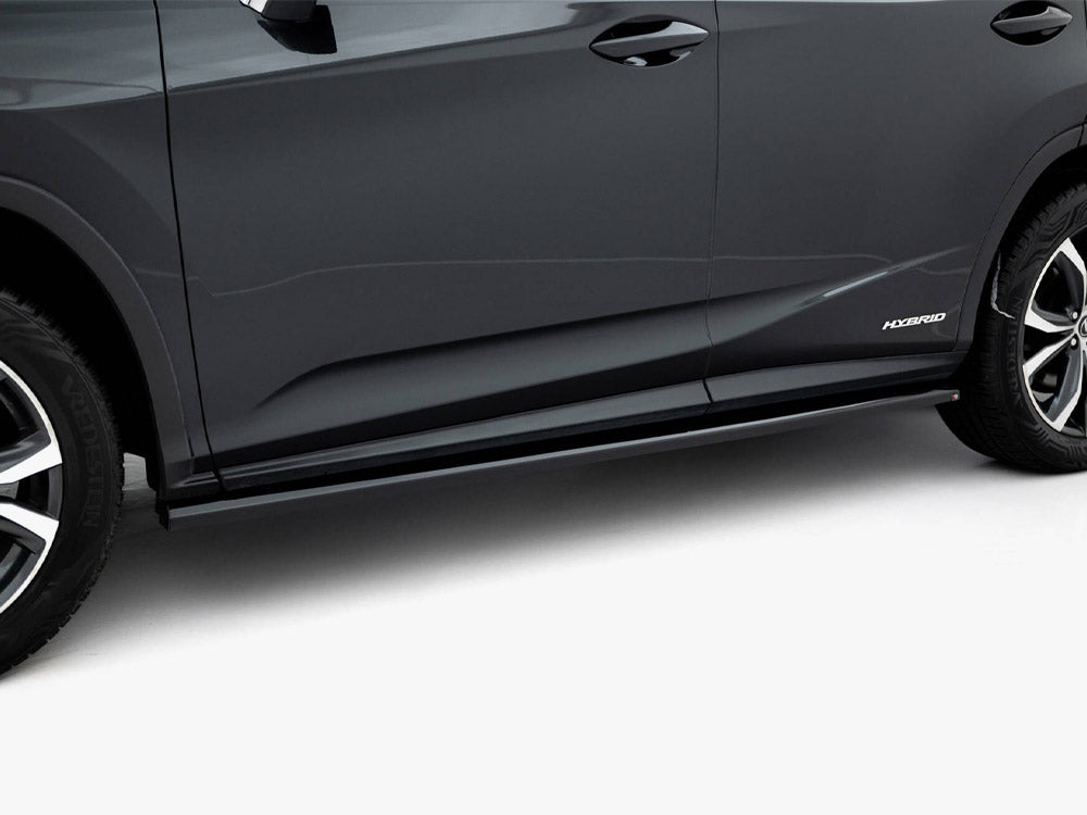 Side Skirts Diffusers V.2 Lexus RX Mk4 Facelift (version without OEM step rails)