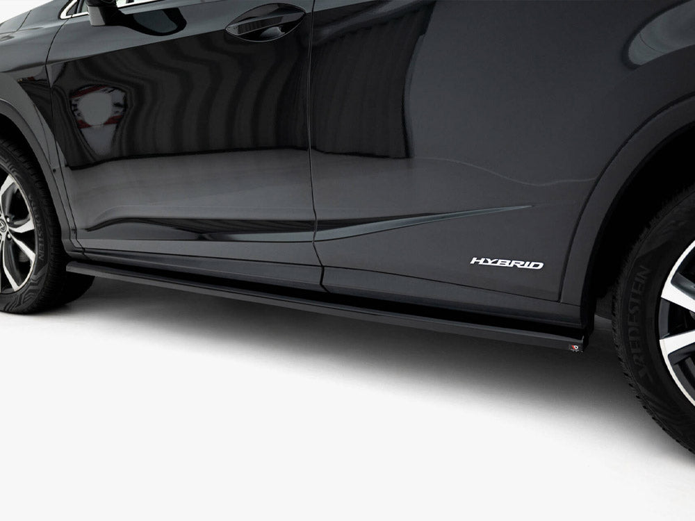 Side Skirts Diffusers V.2 Lexus RX Mk4 Facelift (version without OEM step rails)