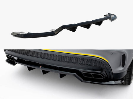 Maxton Design Rear Splitter (Vertical Bars) V.2 Mercedes-Benz GLA 45 AMG X156 - ME-GLA-156-AMG-RD3G+RD4G - Image 1