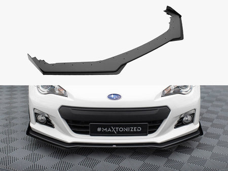 Maxton Design Street PRO Front Splitter V.1 + Flaps Subaru BRZ Mk1 - SUBRZ1CNC-FD1B+FSF1G - Image 1