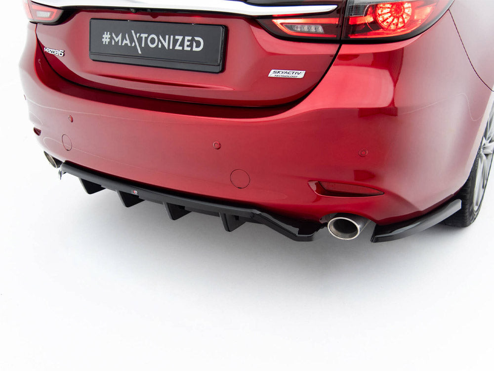 Rear Side Splitters V.2 Mazda 6 Mk3 Facelift
