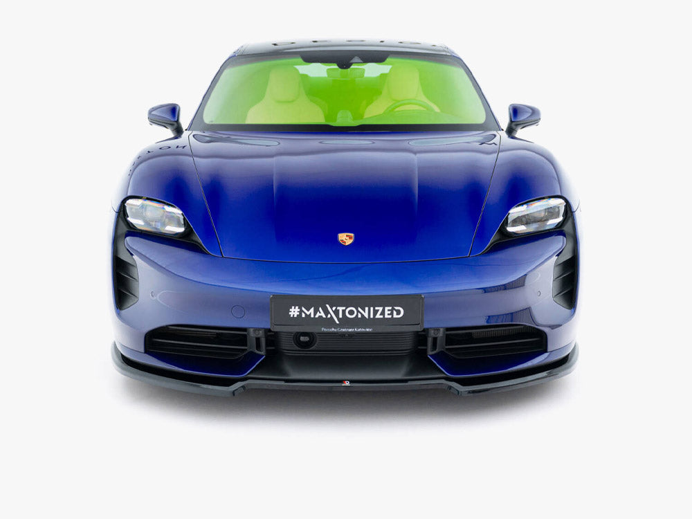 Maxton Design Front Splitter Porsche Taycan Turbo S Mk1 - PO-TAY-1-TURBO-S-FD1G - Image 3