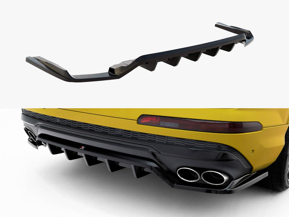 Maxton Design Rear Splitter (Vertical Bars) Audi SQ7 Mk2 (4M) Facelift - AU-SQ7-2F-RD1G+RD2G - Image 1