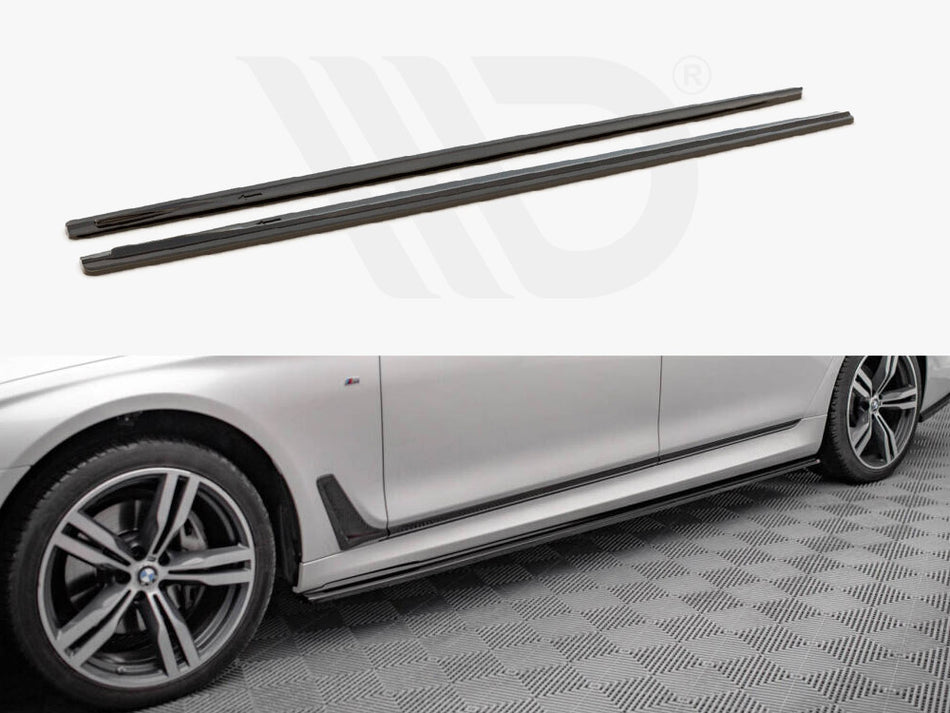 MAXTON DESIGN Side Skirts Diffusers V.1 BMW 7 Long M-Pack G12