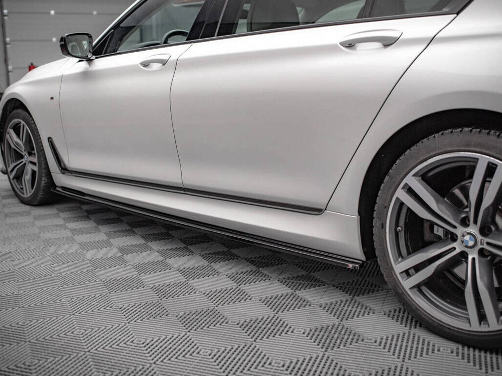 Maxton Design Side Skirts Diffusers V.1 BMW 7 Long M-Pack G12 - BM-7-12-MPACK-SD1G - Image 4