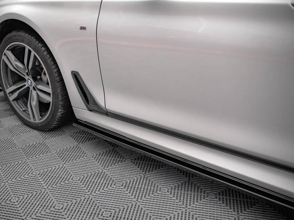 Maxton Design Side Skirts Diffusers V.1 BMW 7 Long M-Pack G12 - BM-7-12-MPACK-SD1G - Image 5