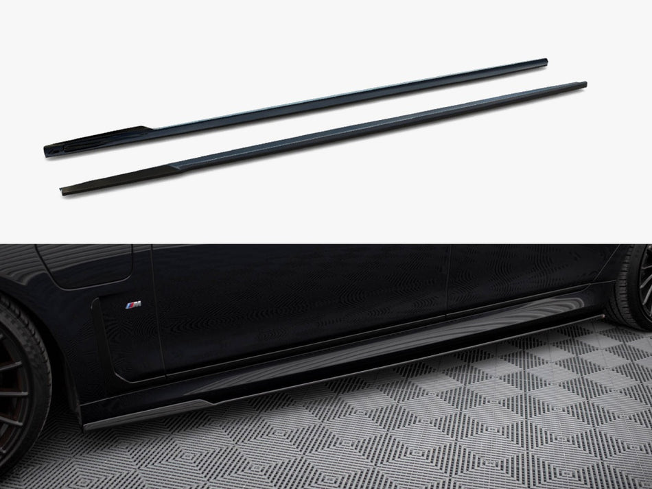 Maxton Design Side Skirts Diffusers V.2 BMW 7 Long M-Pack G12 - BM-7-12-MPACK-SD2G - Image 1