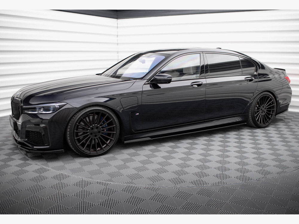 Maxton Design Side Skirts Diffusers V.2 BMW 7 Long M-Pack G12 - BM-7-12-MPACK-SD2G - Image 2