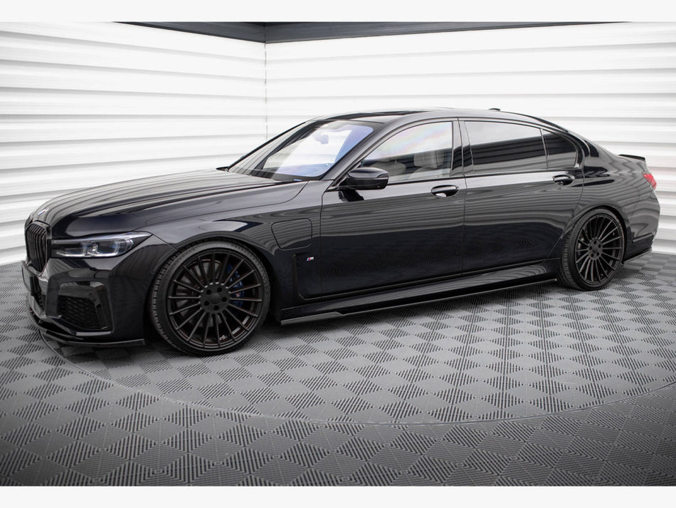 Maxton Design Side Skirts Diffusers V.2 BMW 7 Long M-Pack G12 - BM-7-12-MPACK-SD2G - Image 2