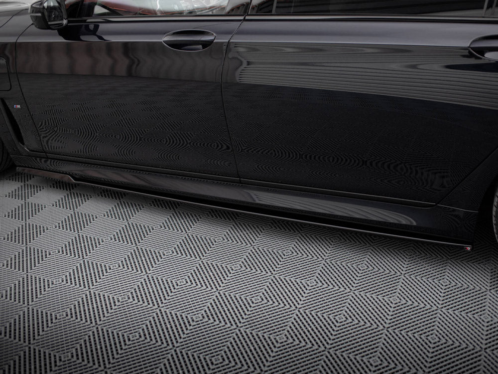 Maxton Design Side Skirts Diffusers V.2 BMW 7 Long M-Pack G12 - BM-7-12-MPACK-SD2G - Image 4