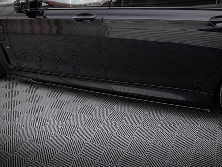 Maxton Design Side Skirts Diffusers V.2 BMW 7 Long M-Pack G12 - BM-7-12-MPACK-SD2G - Image 4