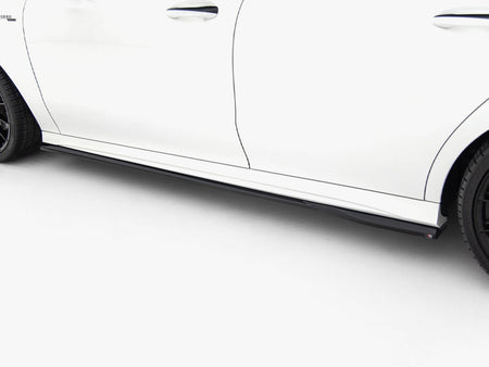 Maxton Design Side Skirts Diffusers Mercedes-AMG CLA 35 / 45 Coupe / Shooting Brake C118 Facelift / X118 Facelift - ME-CLA-118F-35-SD1G - Image 4