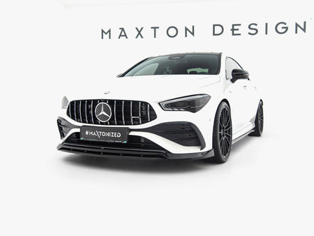 Maxton Design Front Splitter Mercedes-AMG CLA 35 Coupe / Shooting Brake C118 Facelift / X118 Facelift - ME-CLA-118F-35-FD1G+FD1RG - Image 2