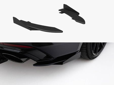 Maxton Design Street Pro Rear Side Splitters + Flaps Audi RS5 Sportback F5 - AURS52SBCNC-RSD1B+RSF1G - Image 1