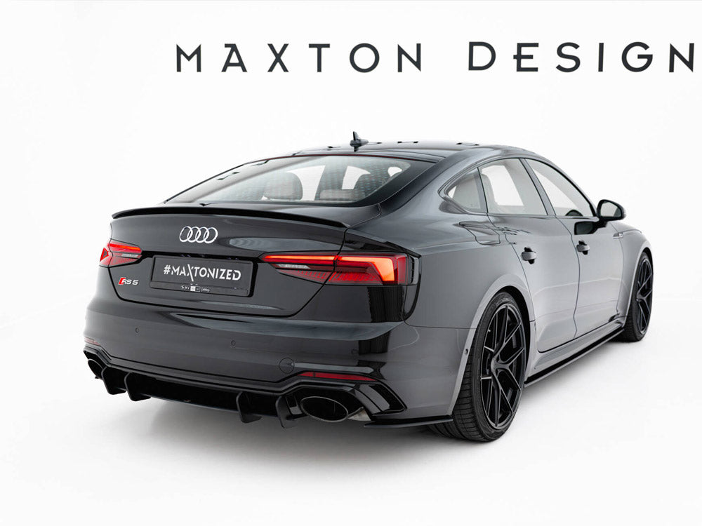 Maxton Design Street Pro Rear Side Splitters Audi RS5 Sportback F5 - AURS52SBCNC-RSD1B - Image 2