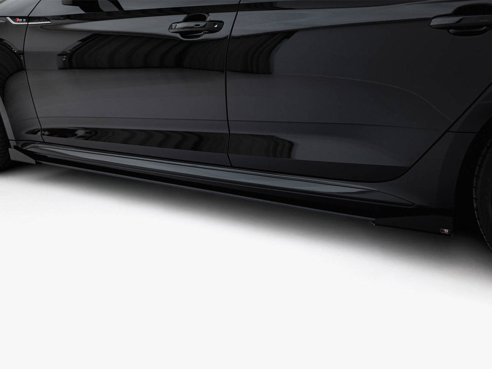 Maxton Design Street PRO Side Skirts Diffusers + Flaps Audi RS5 Sportback F5 - AURS52SBCNC-SD1B+SF1G - Image 4