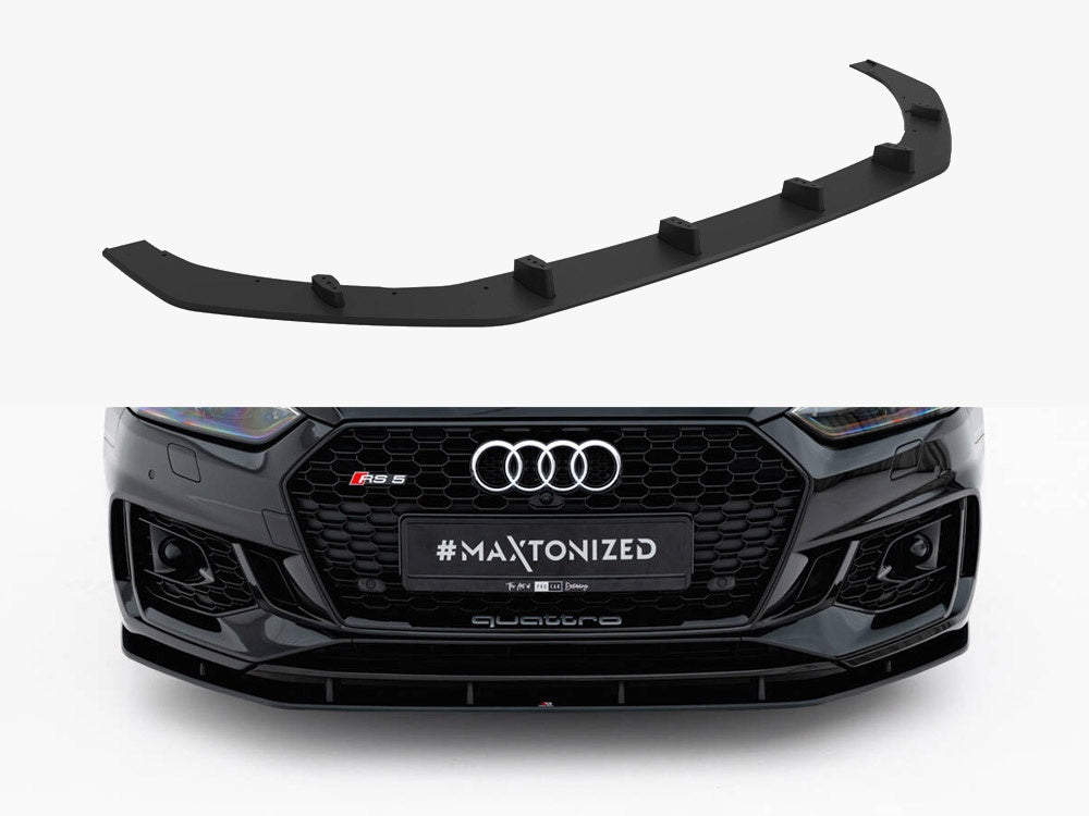 Maxton Design Street PRO Front Splitter Audi RS5 Coupe / Sportback F5 - AURS52SBCNC-FD1B - Image 1