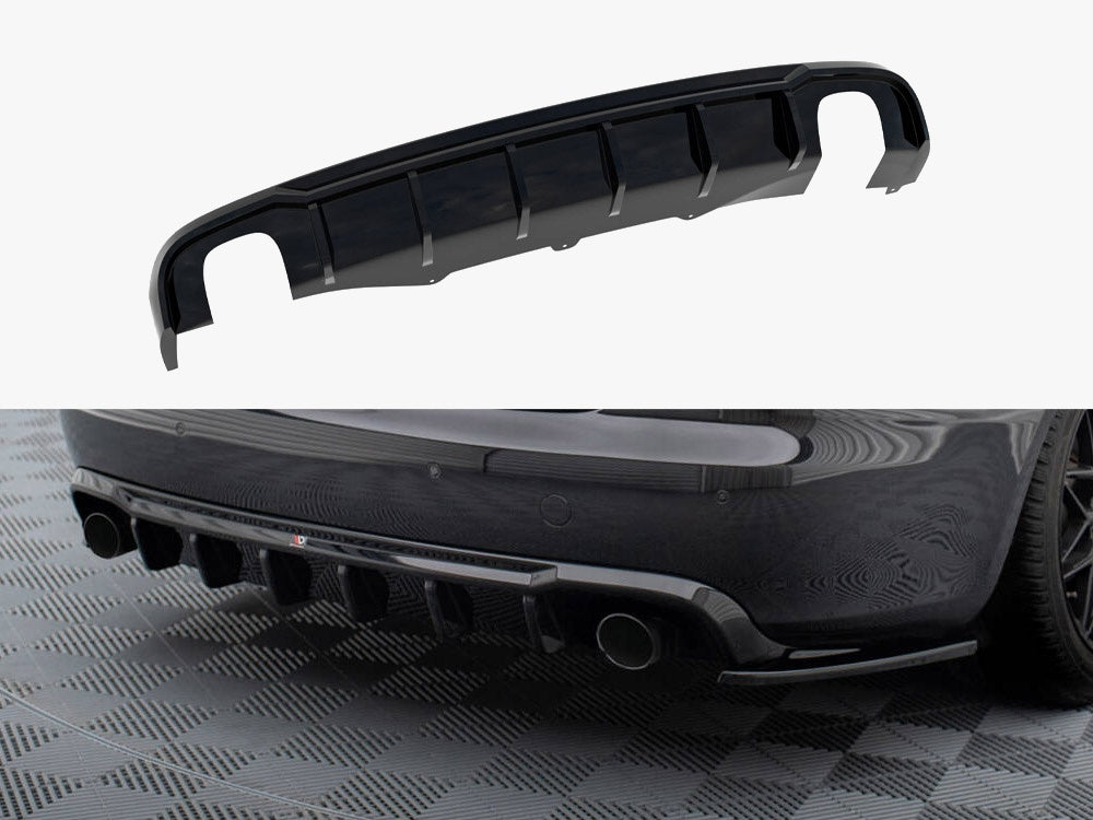 Maxton Design Rear Valance Audi A4 B8 Facelift (Version with single exhausts on both sides) - AU-A4-B8F-RS1GO_O - Image 1