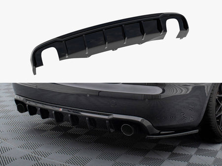 Maxton Design Rear Valance Audi A4 B8 Facelift (Version with single exhausts on both sides) - AU-A4-B8F-RS1GO_O - Image 1