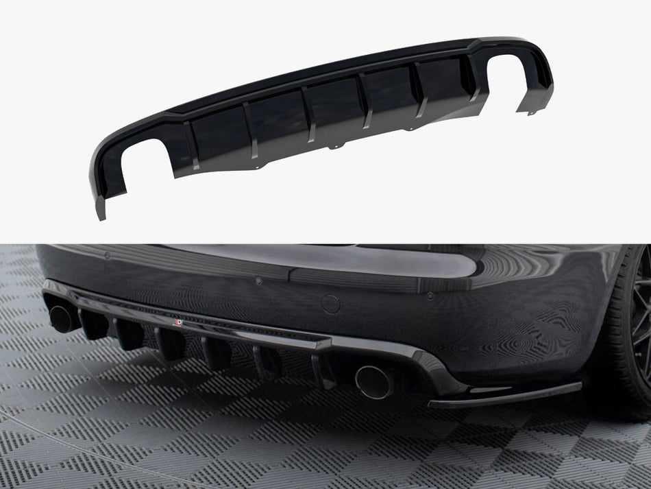 Maxton Design Rear Valance Audi A4 B8 Facelift (Version with single exhausts on both sides) - AU-A4-B8F-RS1GO_O - Image 1