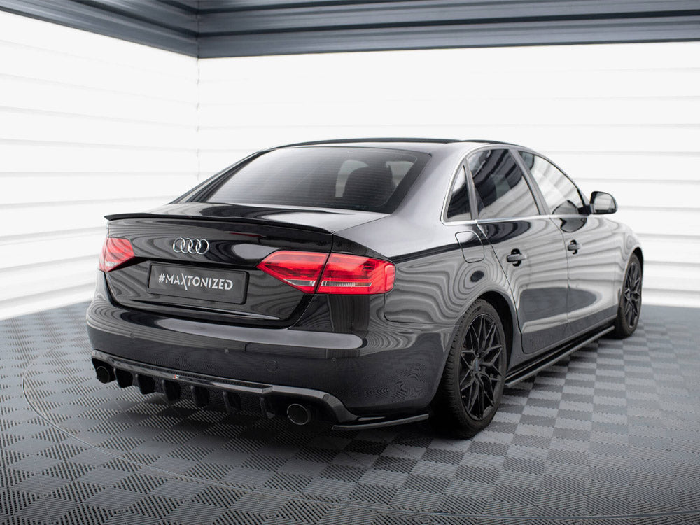 Maxton Design Rear Valance Audi A4 B8 Facelift (Version with single exhausts on both sides) - AU-A4-B8F-RS1GO_O - Image 2