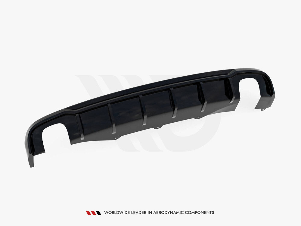 Rear Valance Audi A4 B8 Facelift (Version with single exhausts on both sides)