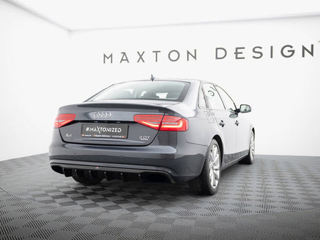Maxton Design Rear Valance Audi A4 B8 Facelift (Version without exhausts) - AU-A4-B8F-RS1G - Image 2