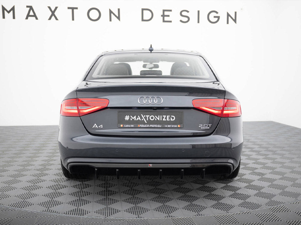 Maxton Design Rear Valance Audi A4 B8 Facelift (Version without exhausts) - AU-A4-B8F-RS1G - Image 3
