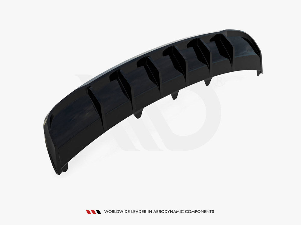 Maxton Design Rear Valance Audi A4 B8 Facelift (Version without exhausts) - AU-A4-B8F-RS1G - Image 5