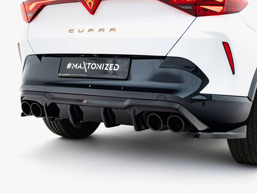 Maxton Design Rear Valance V.3 + Exhaust Ends Imitation Cupra Formentor Mk1 Facelift - CU-FO-1-RS3+RS3R+ - Image 4