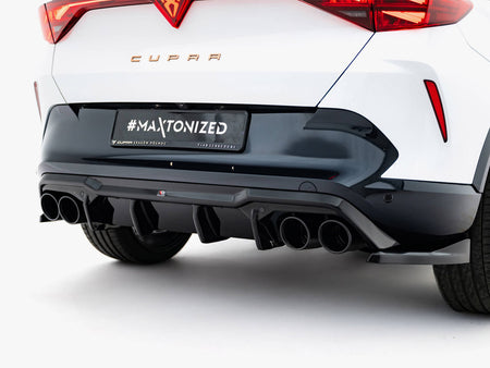 Maxton Design Rear Valance V.3 + Exhaust Ends Imitation Cupra Formentor Mk1 Facelift - CU-FO-1-RS3+RS3R+ - Image 4