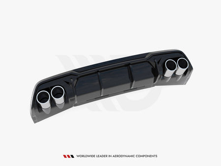 Rear Valance V.3 + Exhaust Ends Imitation Cupra Formentor Mk1 Facelift
