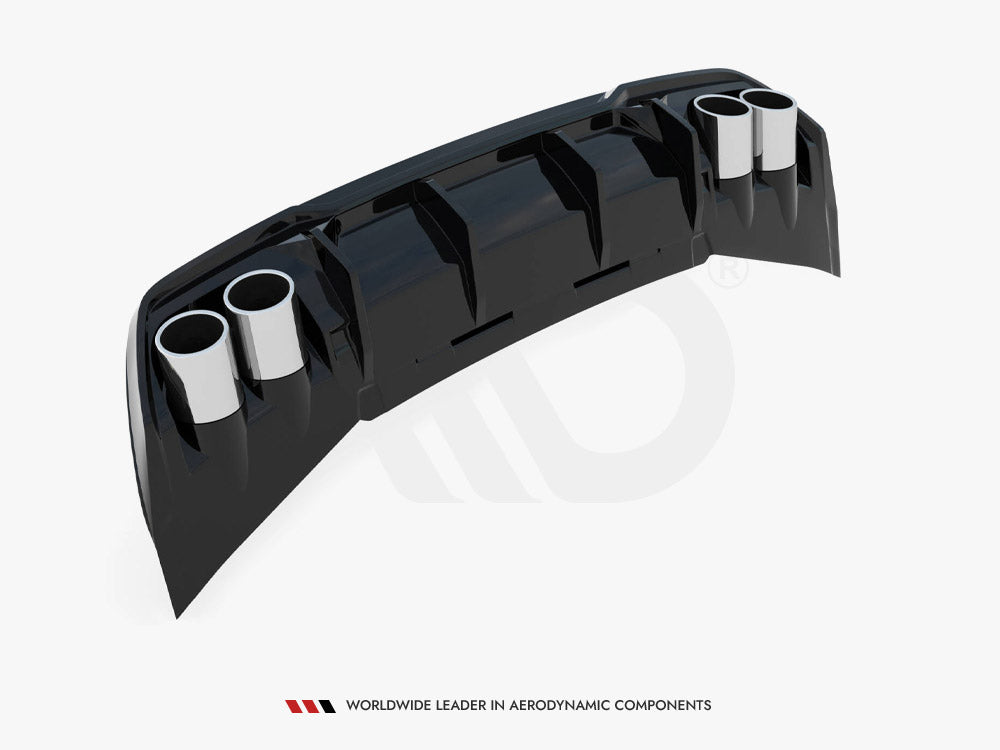 Maxton Design Rear Valance V.3 + Exhaust Ends Imitation Cupra Formentor Mk1 Facelift - CU-FO-1-RS3+RS3R+ - Image 8