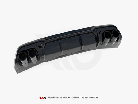 Maxton Design Rear Valance V.3 + Exhaust Ends Imitation Cupra Formentor Mk1 Facelift - CU-FO-1-RS3+RS3R+ - Image 9
