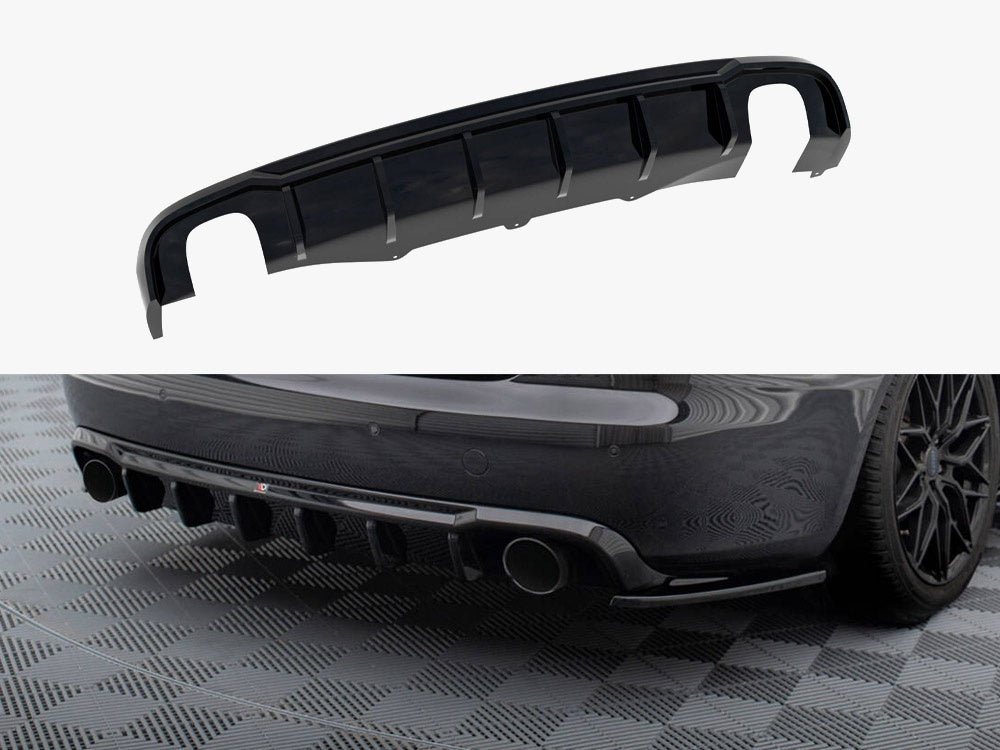 Maxton Design Rear Valance Audi A4 B8 (Version with single exhausts on both sides) - AU-A4-B8-RS1GO_O - Image 1