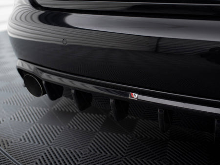 Maxton Design Rear Valance Audi A4 B8 (Version with single exhausts on both sides) - AU-A4-B8-RS1GO_O - Image 3