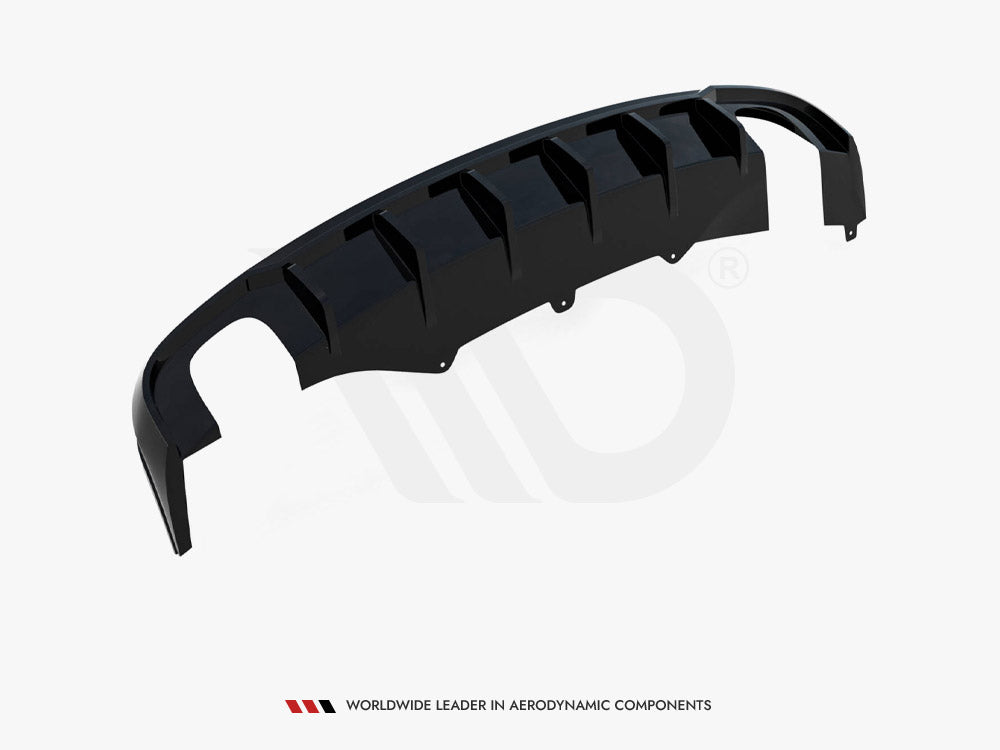 Maxton Design Rear Valance Audi A4 B8 (Version with single exhausts on both sides) - AU-A4-B8-RS1GO_O - Image 5