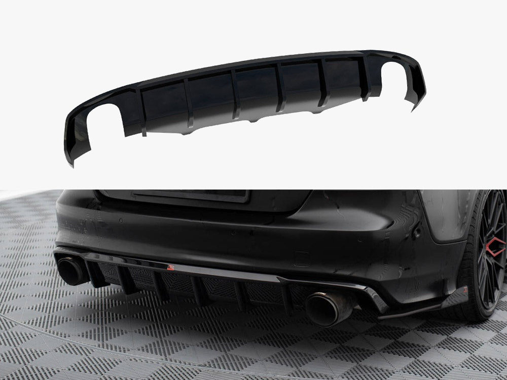 Maxton Design Rear Valance Audi A7 S-Line C7 - AU-A7-C7-SLINE-RS1GO_O - Image 1