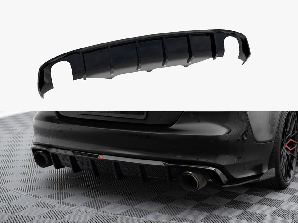 Maxton Design Rear Valance Audi A7 S-Line C7 - AU-A7-C7-SLINE-RS1GO_O - Image 1
