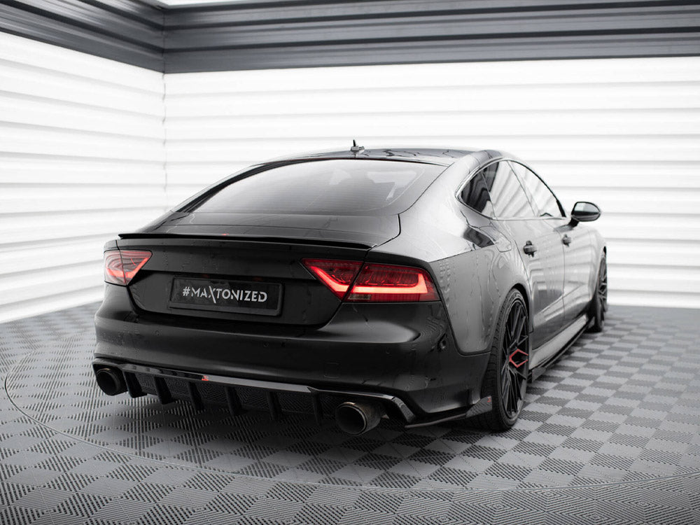 Maxton Design Rear Valance Audi A7 S-Line C7 - AU-A7-C7-SLINE-RS1GO_O - Image 2