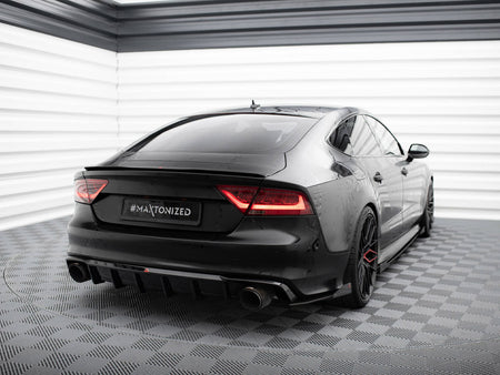 Maxton Design Rear Valance Audi A7 S-Line C7 - AU-A7-C7-SLINE-RS1GO_O - Image 2