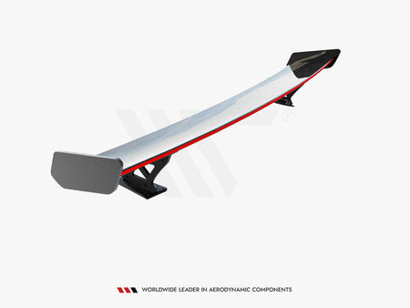 Maxton Design Carbon Spoiler With External Brackets Uprights + LED Audi A3 / A3 S-Line / S3 / RS3 Sedan 8V / 8V Facelift - CF-AU-S3-8V-S-WING5-EXT-245-P+LED - Image 13