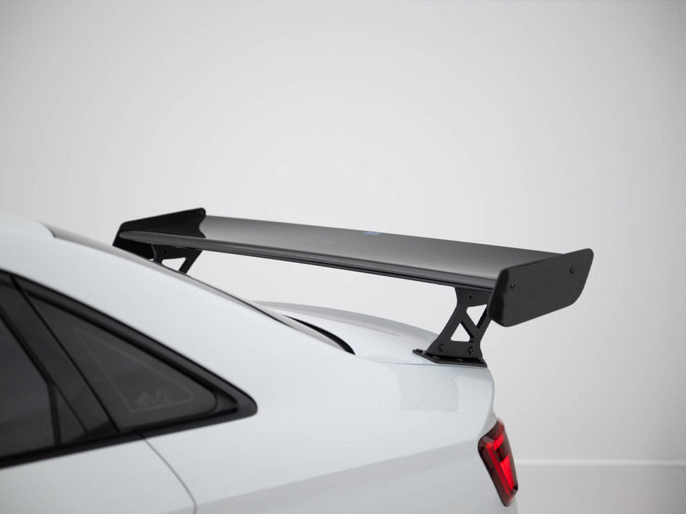 Maxton Design Carbon Spoiler With External Brackets Uprights Audi A3 / A3 S-Line / S3 / RS3 Sedan 8V / 8V Facelift - CF-AU-S3-8V-S-WING5-EXT-245-P - Image 4
