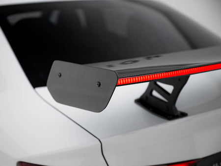 Maxton Design Carbon Spoiler With Internal Brackets Uprights + LED Audi A3 / A3 S-Line / S3 / RS3 Sedan 8V / 8V Facelift - CF-AU-S3-8V-S-WING5-INT-245-P+LED - Image 5