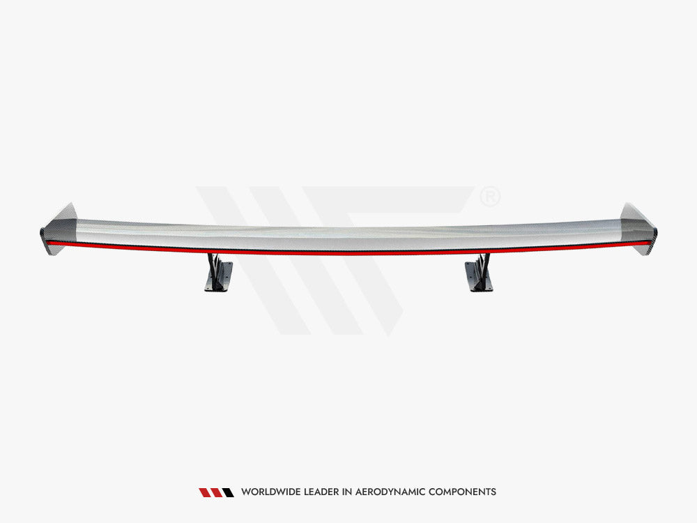 Maxton Design Carbon Spoiler With Internal Brackets Uprights + LED Audi A3 / A3 S-Line / S3 / RS3 Sedan 8V / 8V Facelift - CF-AU-S3-8V-S-WING5-INT-245-P+LED - Image 10