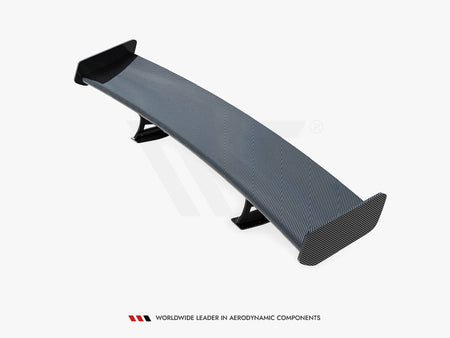 Carbon Spoiler With Internal Brackets Uprights + LED Audi A3 / A3 S-Line / S3 / RS3 Sedan 8V / 8V Facelift